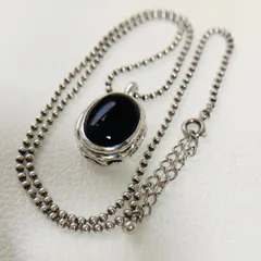 ヴィンテージ starring ロング ネックレス 色石 オーバル アラベスク