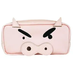【割引クーポン】【新品】クレヨンしんちゃん ドアップペンポーチ ぶりぶりざえもん ティーズファクトリー  クレヨンしんちゃん  ブリブリザエモン  メイクポーチ ペンケース 筆箱 アニメ 雑貨 キャラクター ギフト 新学期 文房具のサムネイル