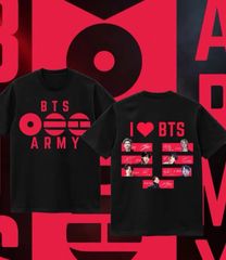 BTSアリランワールドツアー フォトプリントTシャツ ブラック - メルカリ