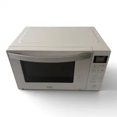■美品■2021年製　Haier 　ヘルツフリー電子レンジ　JM-FH18G■ マイコン式電子レンジ JM-FH18G-W ホワイト [18L /50/60Hz] ハイアール