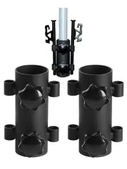 【人気商品】タープポール固定器 ペグサポート テントポール固定用ホルダー テント設置 キャンプ S.fields.inc 登山のサムネイル