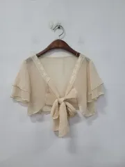 レースシフォンまとめ売りボレロカーディガン