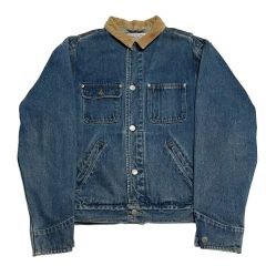 RRL 90s 三ツ星 ライトブルー 2nd 襟コーデュロイ レザーパッチ 希少