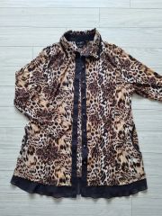 A.P.C. レオパード柄 長袖シャツ 36 - メルカリ