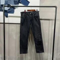 (31インチ) ギャップ GAP カジュアル スリムフィット ブラックデニム デニムパンツ