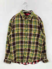AIGLE エーグル シャツ/ブラウス M その他 コットン チェック柄 ミドル丈 長袖 レギュラーカラー