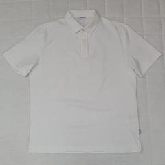 美品 ザノーネ ZANONE ICECOTTON 台襟ポロシャツ 48 白ug6 - メルカリ