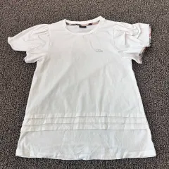 DAKS キッズ フリル 半そで Tシャツ 150サイズ ベーシック 白のサムネイル