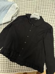 ADORE アドーア シアー ボウタイシフォンブラウス マスタードイエロー 