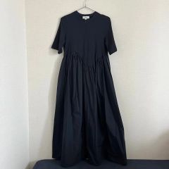 新品✨エレンディーク 25SS フォルムスリーブウエストタックワンピース