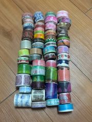 melomoon デコレーションクリーム など マスキングテープ 5本セット