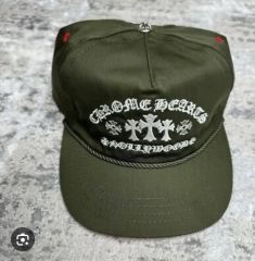 クロムハーツ GAS STATION 5PANEL CAP キャップ オリーブ - メルカリ