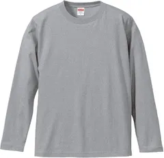 ユナイテッドアスレ UnitedAthle 5.6オンス ロングスリーブTシャツ アダルト  Tシャツ ティーシャツ 長袖 長そで   501001C 6 ミックスグレー