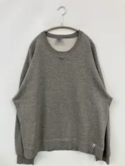 RUSSELL ATHLETIC ラッセルアスレティック スウェット XL グレー コットン スウェット 裏起毛 無地 ワンポイント 長袖