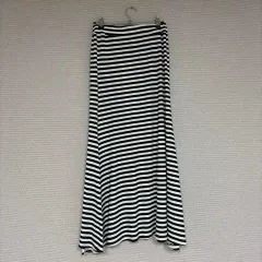 ボーダー柄 ロング スカート