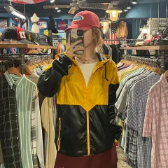 adidas アディダス バイカラー ウィンドブレーカー