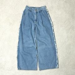 ボーダーズアットバルコニー ハイウエストデニムパンツ テーパード 36