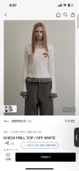 セットアップエクス CHECK フリル トップ / OFF WHITE チェックフリルトップのサムネイル