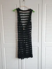 ニット ロング ベスト 44 55 新品