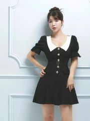 ANDWANG Grace Pleated Docking Mini Dress - メルカリ