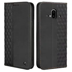 【新品】 CASAFUNY 用の らくらくスマートフォン F-52B ケース 手帳型 耐衝撃 本革 PUレザー TPUソフト 向けの FCNT らくらくホン f52b ケース 手帳型 お洒落 おしゃれ f52b カバー シンプル 手作り 財布型 カードポケ 0