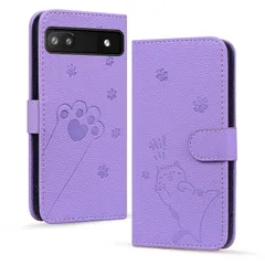 【新品】 Mldjomid 用の Google Pixel 6a ケース 手帳型 グーグル ピクセル6a スマホケース 財布型 適用 Pixel6a 携帯カバー case 幸せな子猫 ぐーくるぴくせる6a 携帯ケース PUレザー 向け Google ピクセ 1