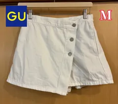 GU ジーユー　デニムラップショートパンツ　221-350013 サイズM
