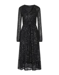 ツインセット レディース トップス ワンピース TWINSET スパンコールドレス Black ブラックのサムネイル