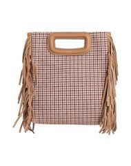 美品】MAISON CANAU カーキ ハンドバッグ - メルカリ