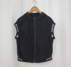 (新品)RaZu フードジップアップベスト レディース L