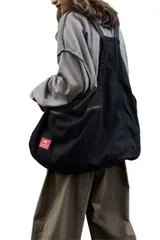 ベスト バッグ 着るバッグ 2way ショルダー トート リュック アウトドア 黒 普段使い [並行輸入品]
