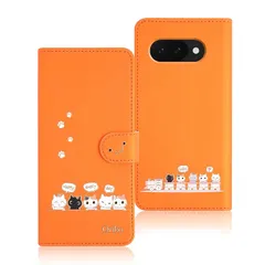 【新品】 Qribo Google Pixel 9a ケース 手帳型 ピクセル9a 手帳ケース Pixel9a カバー シンプルなのに可愛いデザイン エンボス加工猫柄 うれしい気持ち 6.3インチ対応 グーグルピクセル9aケース ピクセル9aカバー グーグ 1