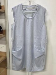 新品ANAYIアナイ/フレンチスリーブ スキッパーシアーブラウス ボーダー 