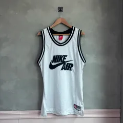 NIKE エア スウッシュ バスケット ベスト メッシュ ジャージ ノースリーブ 白