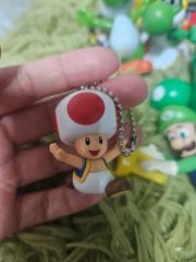 数量限定】スーパーマリオ ヨッシー ストラップ付きキーホルダー 5色