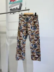 ヴィンテージ ビームス BEAMS (Made in Japan) リップストップ コットン 迷彩パンツ