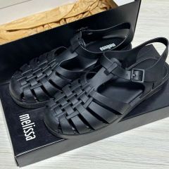 melissa × DIESEL】コラボサンダル ブラック 24cm - メルカリ