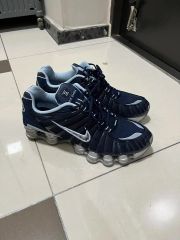 美品 NIKE SHOX TL ネイビー シルバー 28cm ナイキ ショックス - メルカリ