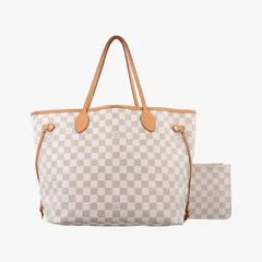 ルイヴィトンLouis VuittonネヴァーフルMM アズール ダミエキャンバス N51107 FL4178 FL4138 ICチップ