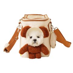 Hunny couture ペット キャリーバック ジェラートピケ トートバッグ