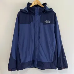 L THE NORTH FACE ザノースフェイス ネイビー ウィンドブレーカー