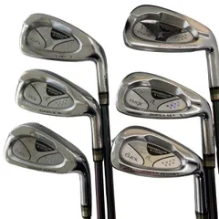【中古】 ルーツゴルフ(旧ゴーセン) ROOTS CLICK IRON 6S アイアンセット IR プレミアム(アイアン) (フレックスR) メンズ 男性用 右利き 右用 Dランク ゴルフクラブのサムネイル