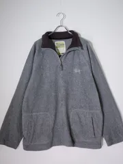 STUSSYステューシー 90's-00's ハーフジップ フリース ジャケット【XL】【MJKA81691】