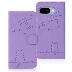 【新品】 Rosbtib Google Pixel 9a ケース 手帳型 ピクセル9a ケース 手帳型 流れ星子猫 グーグルピクセル9a ケース 可愛い 猫柄 Pixel9a ケース 財布型 耐衝撃 携帯カバー カード収納 Google Pixel9a ス 1