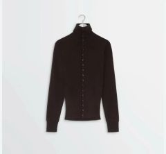 lemaire カーディガン ニット ウール ベージュ クルーネック ルメール 