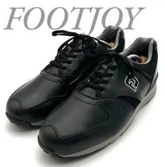 【B5246】 FOOTJOY フットジョイ CONTOUR CASUAL 54368J ゴルフシューズ 27cm スパイクレス ブラック FJロゴ
