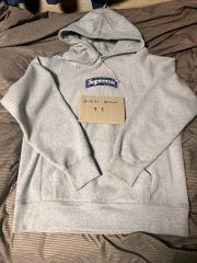 Supreme x Burberry グレー パーカー - メルカリ