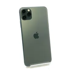 【全額返金保証】【最速発送】 iPhone 11 Pro Max 256GB ミッドナイトグリーン au 白ロム 動作確認済 76%