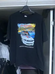 2XL ヴィンテージ レーシング プリント Tシャツ