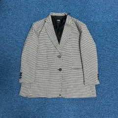 ZARA ヘリンボーン ブレーザー ジャケット F